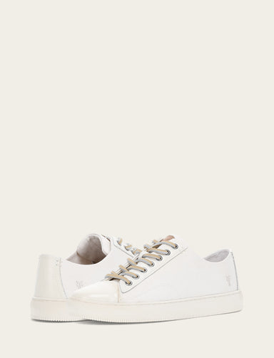 Astor Cap Toe Low Lace - White - Pair