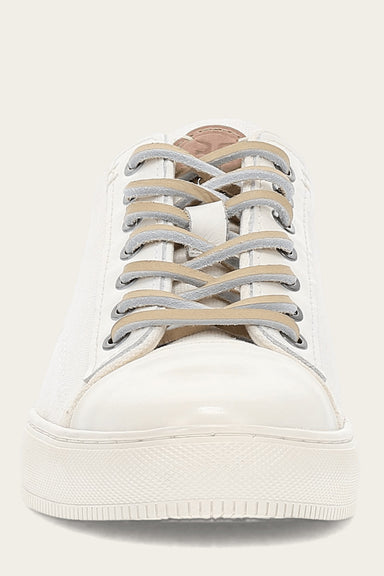 Astor Cap Toe Low Lace - White - Front
