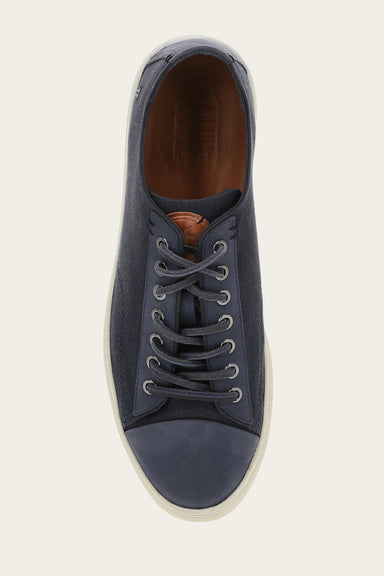 Astor Cap Toe Low Lace - Indigo - Top Down