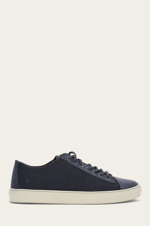 Astor Cap Toe Low Lace - Indigo - Outside