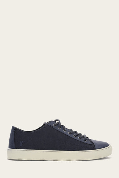Astor Cap Toe Low Lace - Indigo - Outside