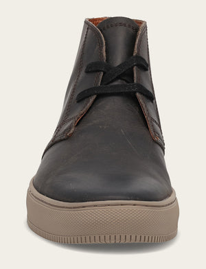 Astor Chukka - Antiqued Black - Front