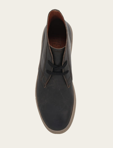 Astor Chukka - Antiqued Black - Top Down