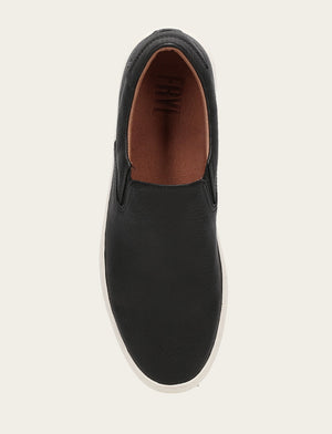 Astor Gore Slip On - Black - Top Down
