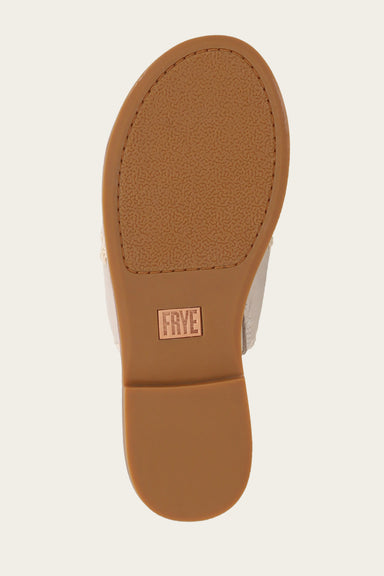 Ava Crochet Slide - Ivory - Sole