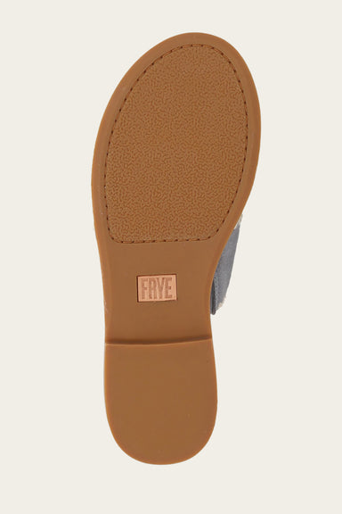 Ava Crochet Slide - Steel Blue - Sole