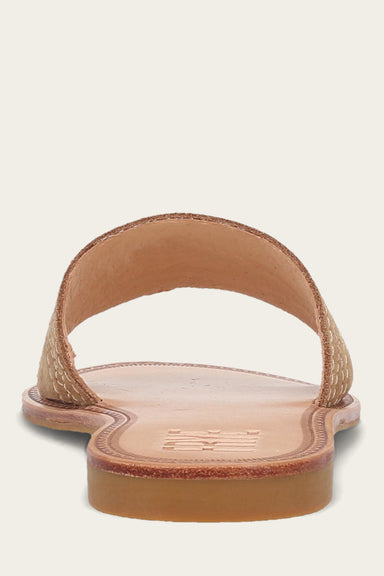 Ava Woodstock Slide - Almond - Back