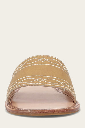 Ava Woodstock Slide - Banana - Front