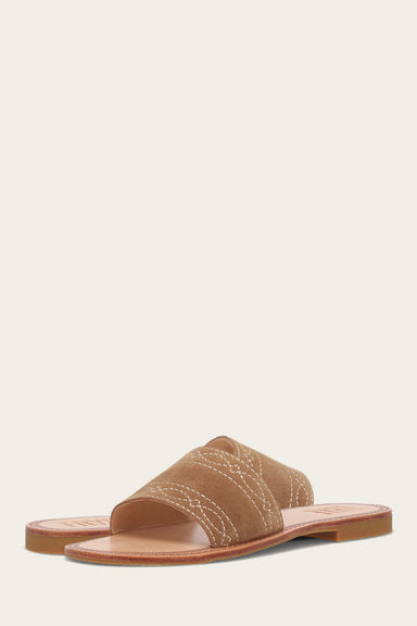 Ava Woodstock Slide - Almond - Pair