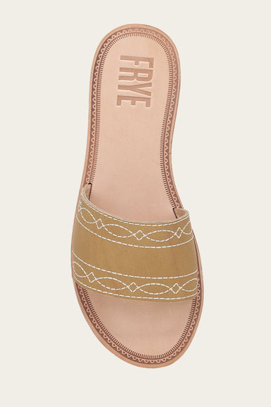 Ava Woodstock Slide - Banana - Top Down
