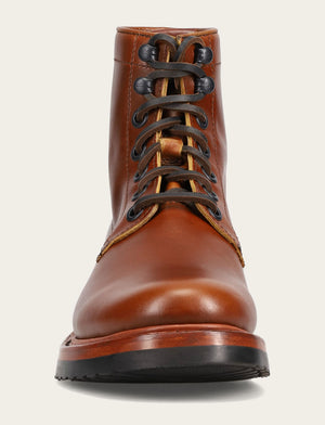 Axel Lace Up - Saddle - Front