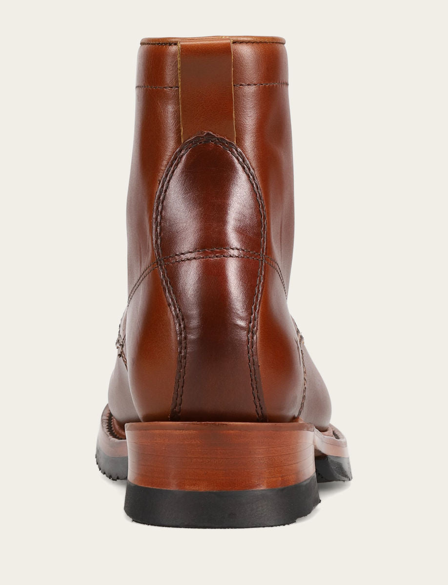 Axel Lace Up - Saddle - Back