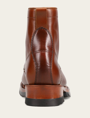 Axel Lace Up - Saddle - Back