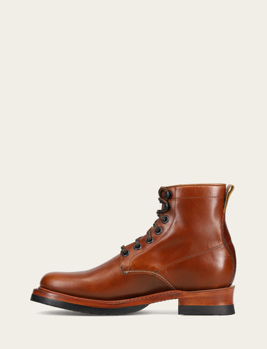 Axel Lace Up - Saddle - Inside