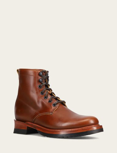 Axel Lace Up - Saddle - Hero