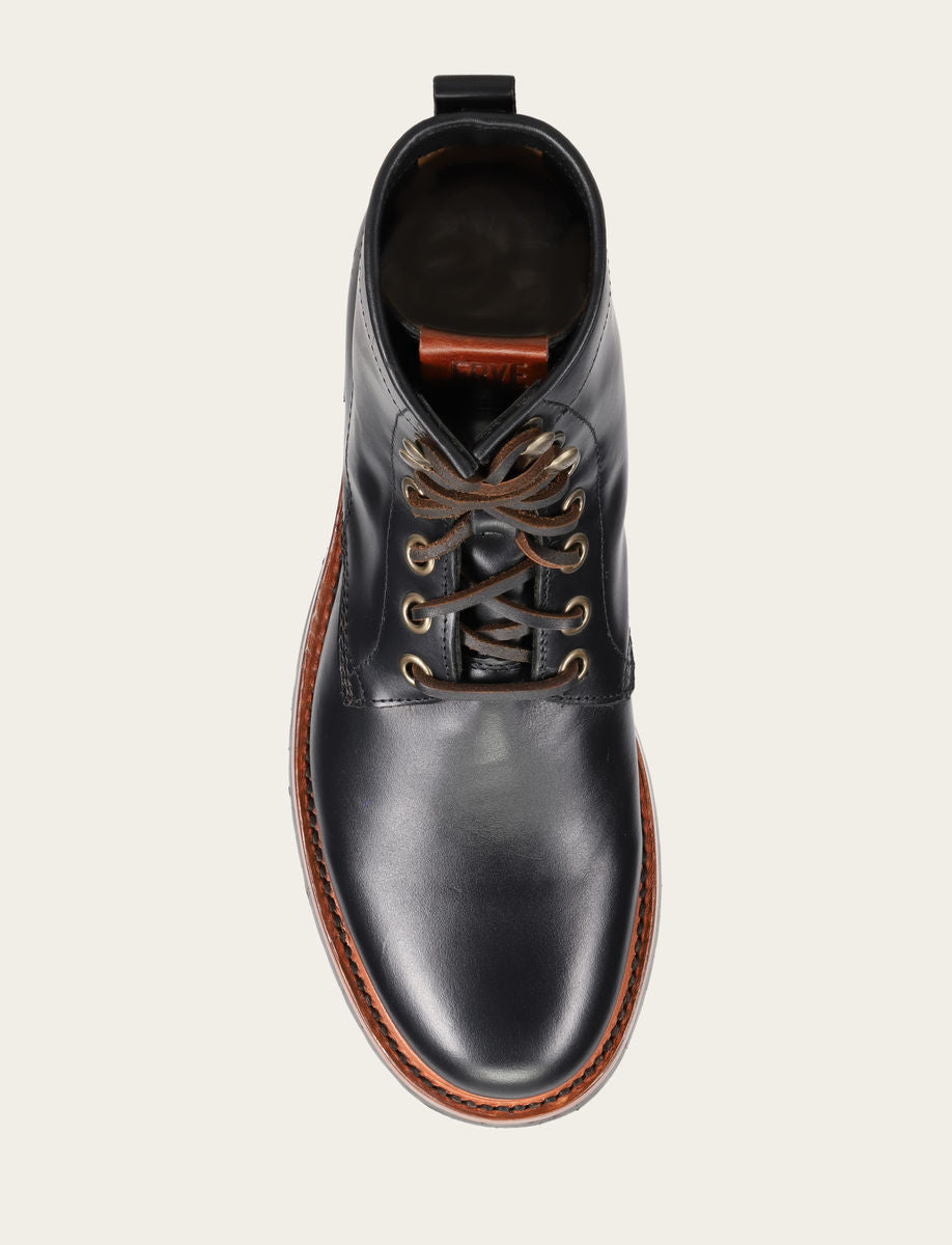 Axel Lace Up - Black - Top Down
