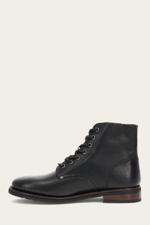 Barrett Lace Up - Black - Inside