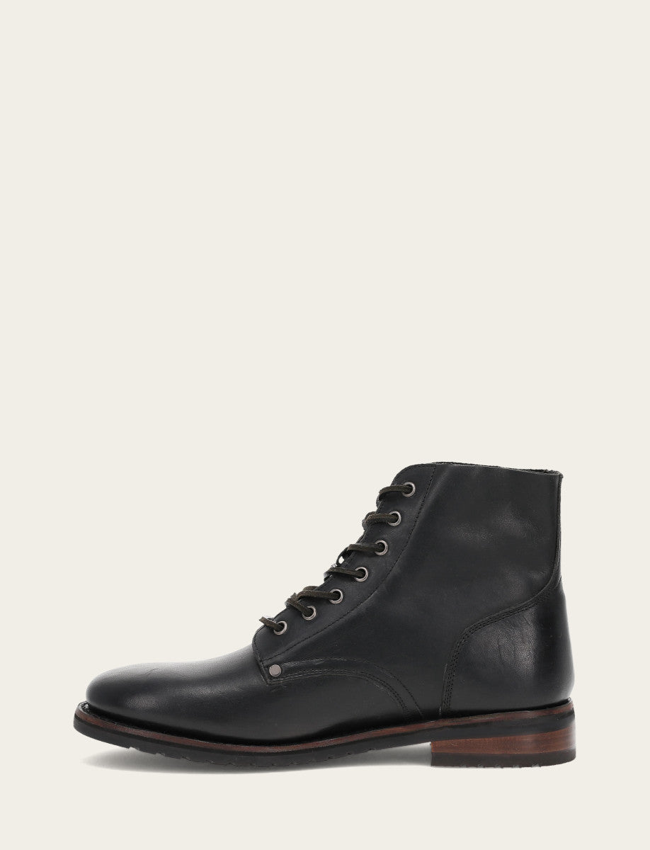 Barrett Lace Up - Black - Inside