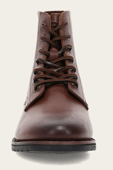 Barrett Lace Up - Cognac - Front