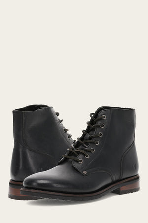 Barrett Lace Up - Black - Pair