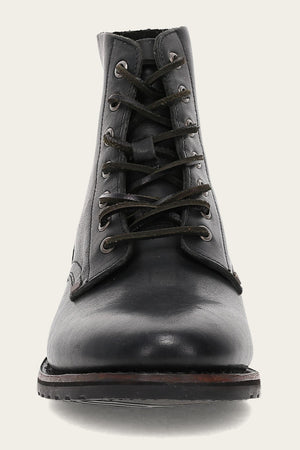 Barrett Lace Up - Black - Front