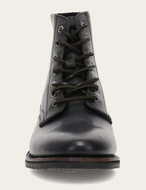 Barrett Lace Up - Black - Front