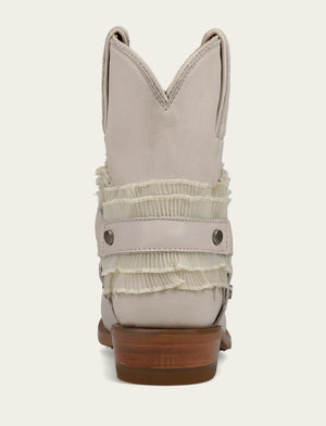 Billy Harness Ruffle - Ivory - Back