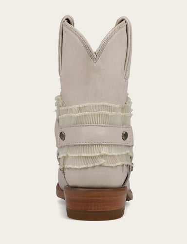 Billy Harness Ruffle - Ivory - Back