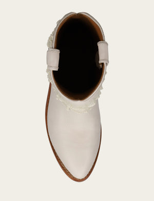 Billy Harness Ruffle - Ivory - Top Down