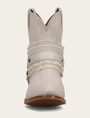 Billy Harness Ruffle - Ivory - Front