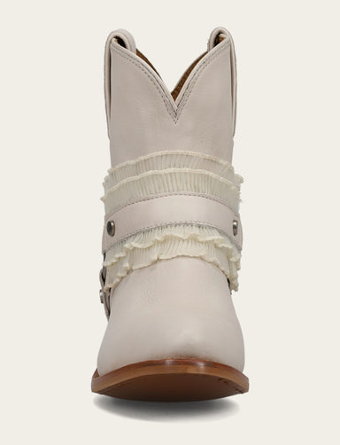 Billy Harness Ruffle - Ivory - Front