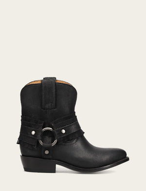 Billy Harness Ruffle - Black - Outside
