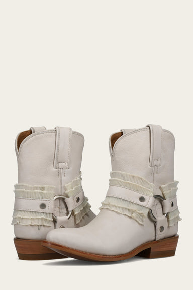 Billy Harness Ruffle - Ivory - Pair