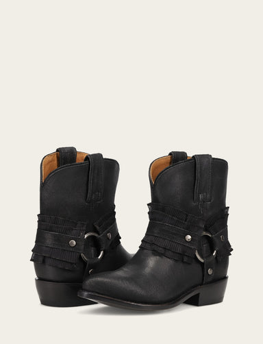 Billy Harness Ruffle - Black - Pair