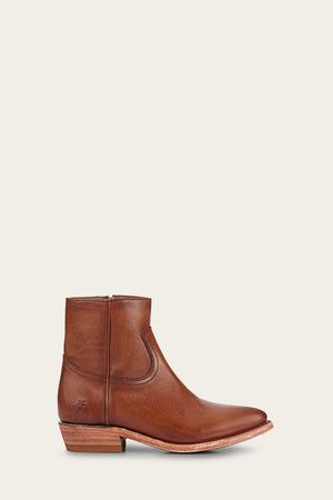 【フライ】BillyInsideZipBootie ブーツ Women's Caramel Billy Inside Zip Booties | The Frye Company