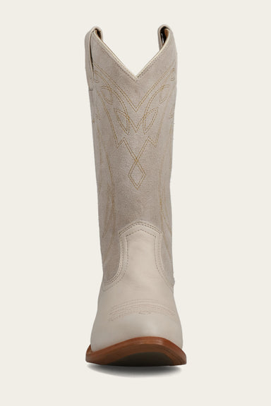 Billy Pull On Deco Stitch - Ivory - Front