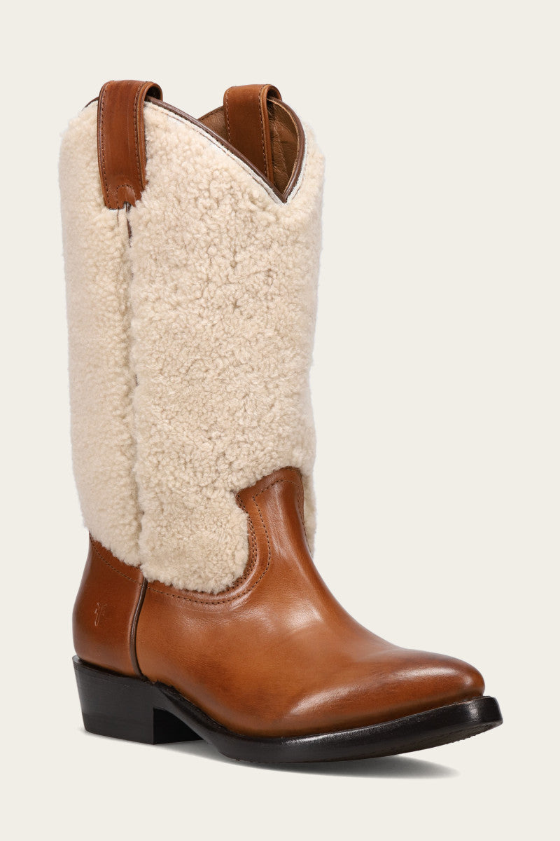 Frye Women's BILLY PULL ON SHEARLING BOOTS