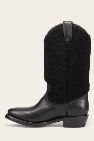 Billy Pull On Shearling - Black - Inside