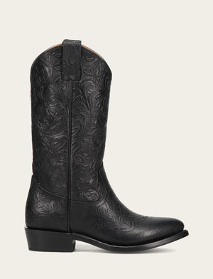 Billy Pull On - Black Floral - Outside