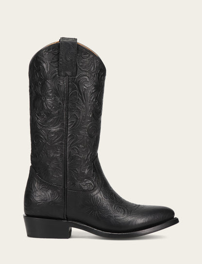 Billy Pull On - Black Floral - Outside