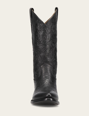 Billy Pull On - Black Floral - Front