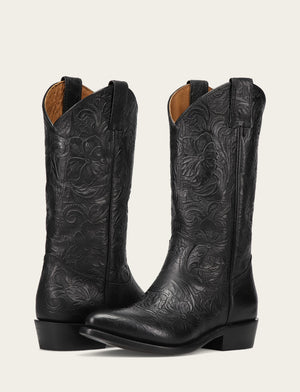 Billy Pull On - Black Floral - Pair