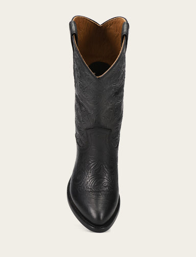 Billy Pull On - Black Floral - Top Down