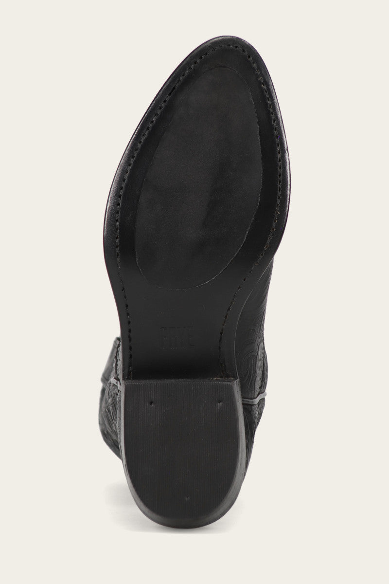 Billy Pull On - Black Floral - Sole