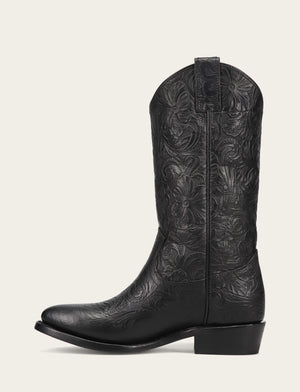 Billy Pull On - Black Floral - Inside