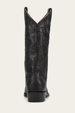 Billy Pull On - Black Floral - Back