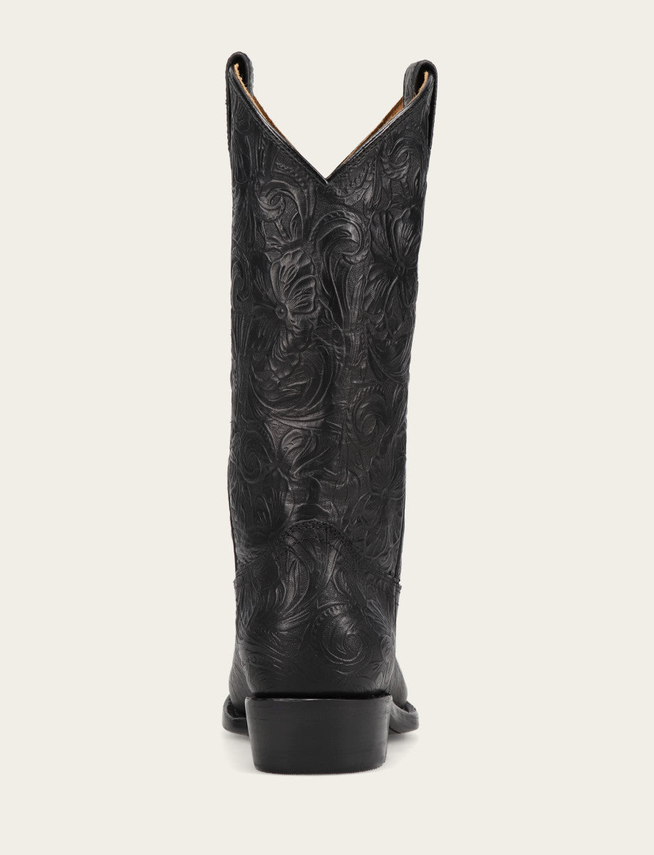 Billy Pull On - Black Floral - Back