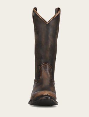 Billy Pull On - Distressed Black - Front