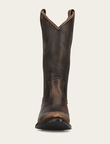 Billy Pull On - Distressed Black - Front