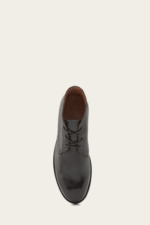 Bowery Chukka - Black - Top Down